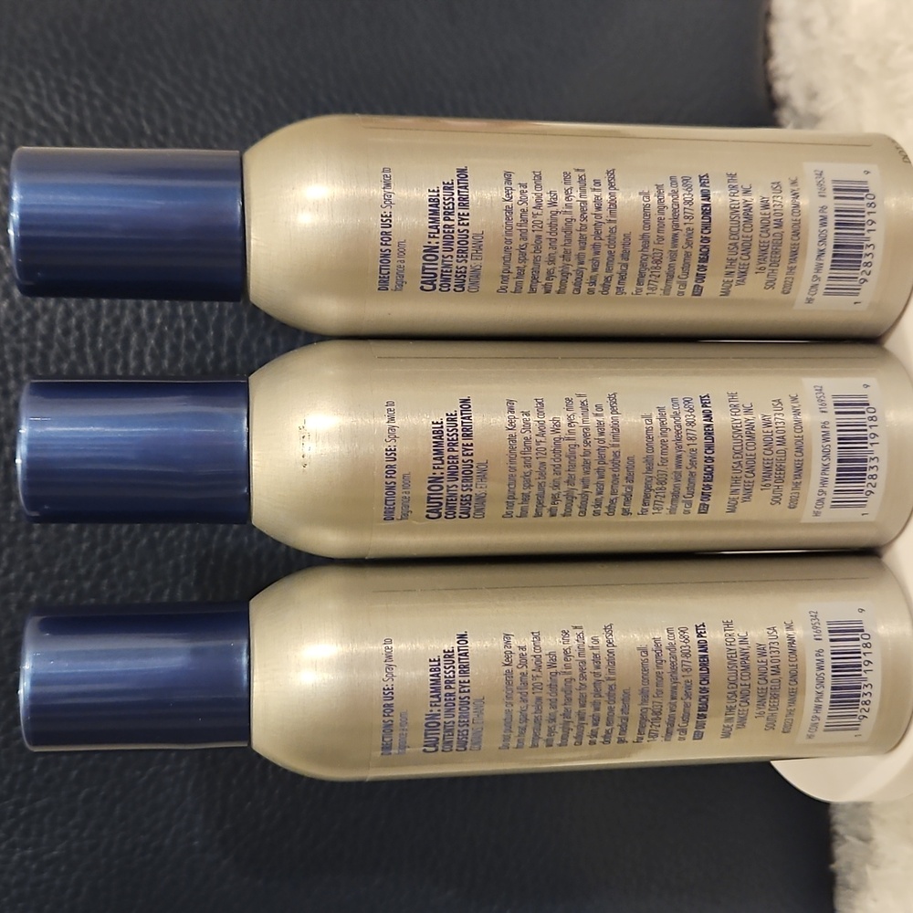 NWT Yankee Candle Pink Sands Concentrated Room Spray Bundle of THREE. - Picture 2 of 3